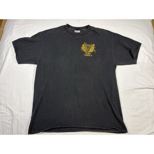 Vintage Hanes Beefy T Harp and Thistle Pub Shirt St Pete Beach FL Irish Goth L